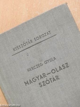 Magyar-olasz szótár