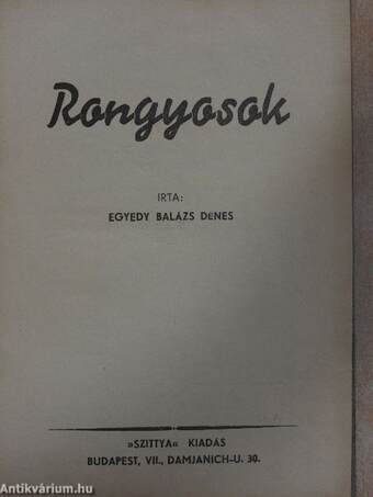 Rongyosok