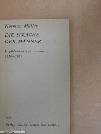 Die Sprache der Männer