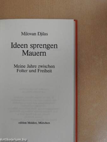 Ideen sprengen Mauern