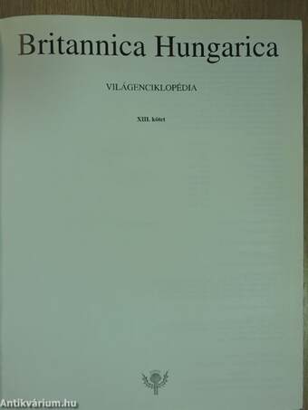 Britannica Hungarica Világenciklopédia 13.