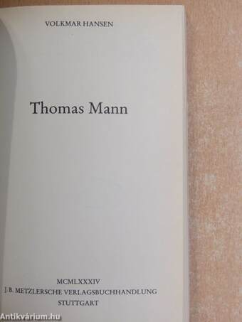 Thomas Mann