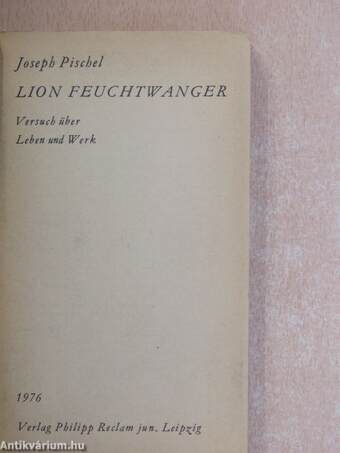 Lion Feuchtwanger