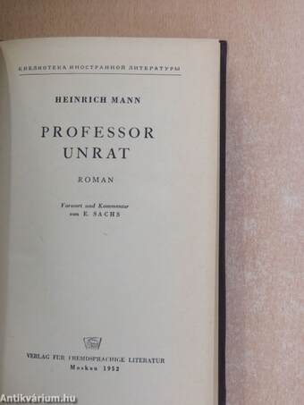 Professor Unrat