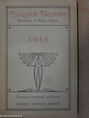 Hölgyek naptára 1916.