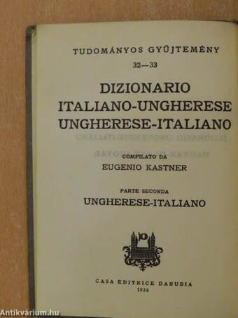 Dizionario Ungherese-Italiano