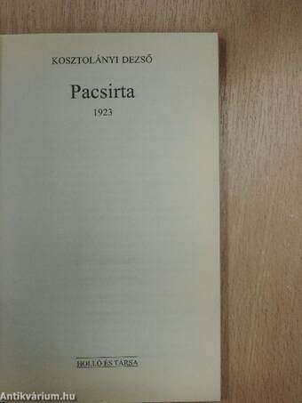 Pacsirta