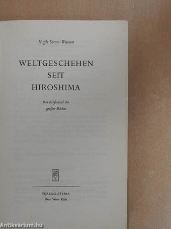 Weltgeschehen seit Hiroshima