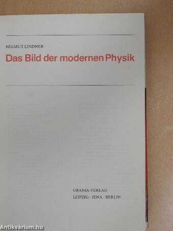 Das Bild der modernen Physik