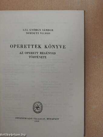 Operettek könyve