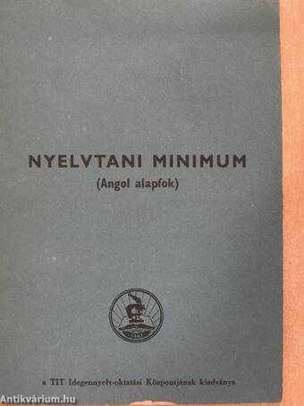 Nyelvtani minimum