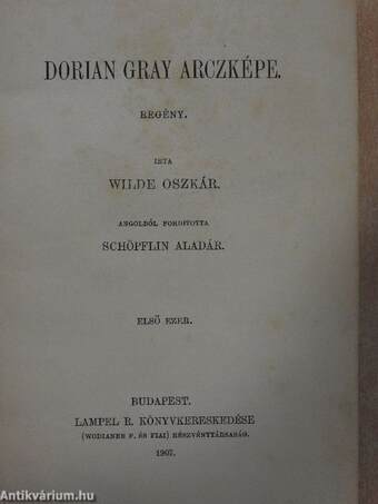 Dorian Gray arczképe