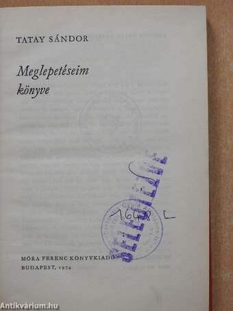 Meglepetéseim könyve