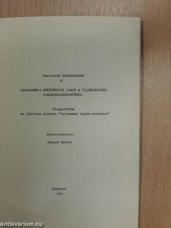 Tervezési tájékoztató a Jászberényi Hűtőgépgyár 12x18 m pillérosztású csarnokszerkezetéről