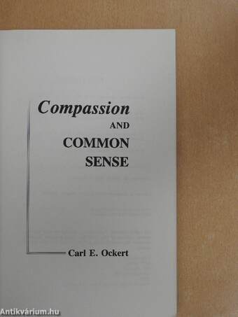 Compassion and Common Sense