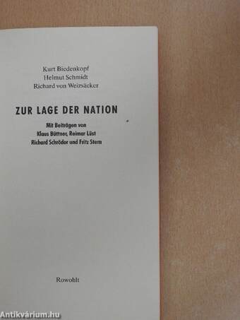 Zur Lage der Nation