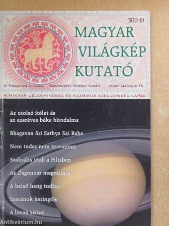 Magyar Világkép Kutató 2006. március 15.