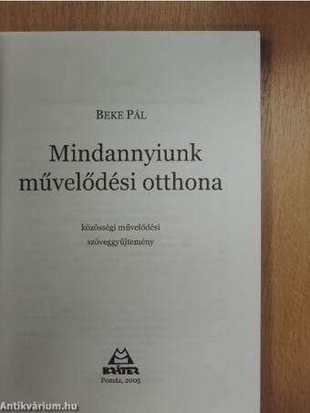 Mindannyiunk művelődési otthona