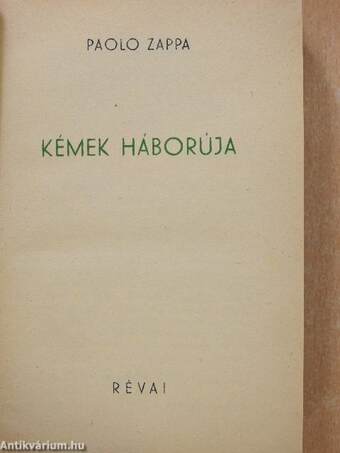 Kémek háborúja