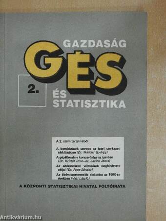 Gazdaság és statisztika (GÉS) 1989. április