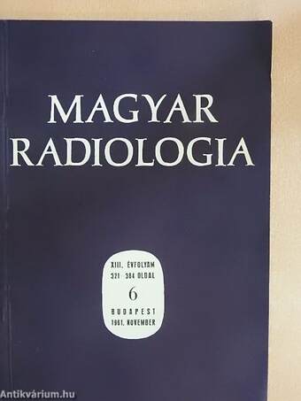 Magyar Radiologia 1961. november