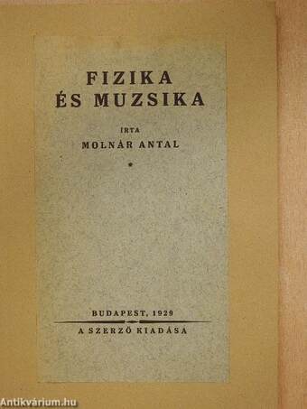 Fizika és muzsika