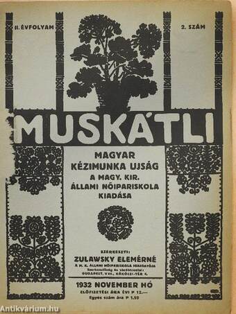 Muskátli 1932. november