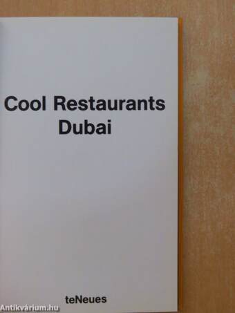 Cool Restaurants Dubai