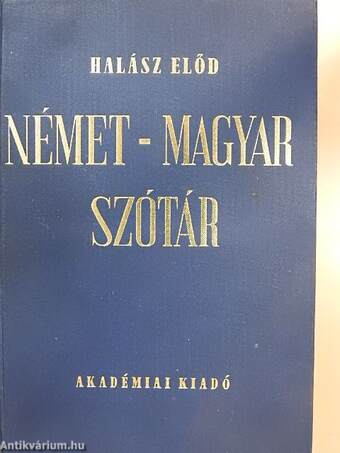 Német-magyar szótár