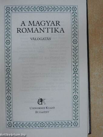 A magyar romantika