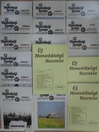 Új honvédségi szemle 1991., 1994., 1996-2000., 2002. (vegyes számok) (17 db)