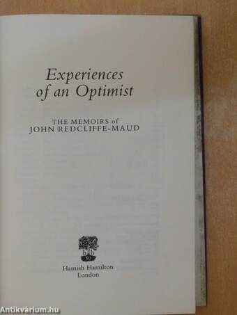 Experiences of an Optimist