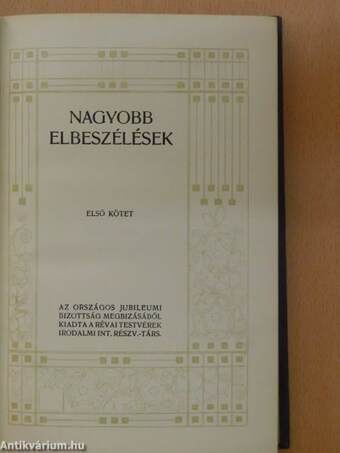 Nagyobb elbeszélések I-II.