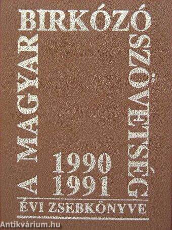 A Magyar Birkózó Szövetség 1990-1991. évi zsebkönyve