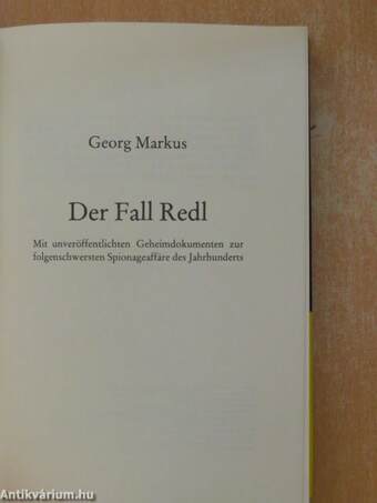 Der Fall Redl