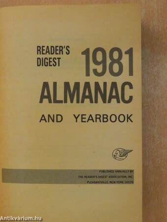 Reader's Digest 1981 Almanac and Yearbook