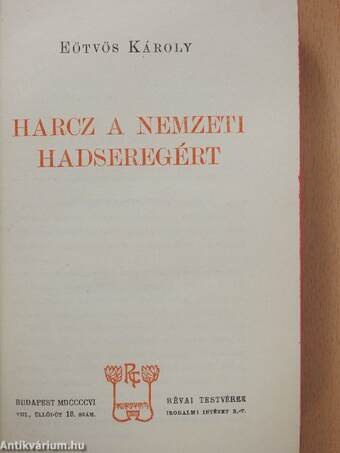 Harcz a nemzeti hadseregért