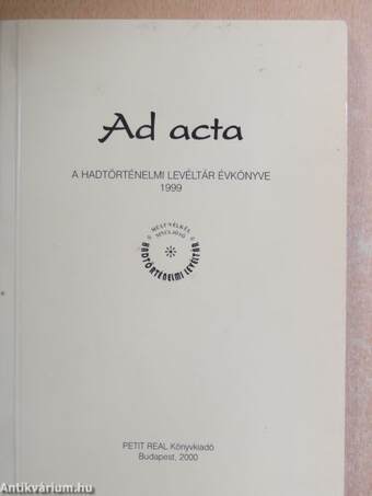 Ad acta 1999