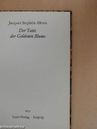 Der Tanz der Goldenen Blume