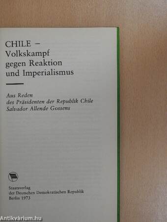 Chile - Volkskampf gegen Reaktion und Imperialismus