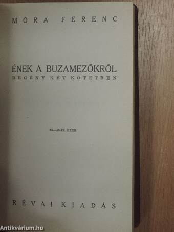 Ének a buzamezőkről I-II.