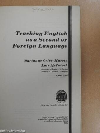 Teaching English as a Second or Foreign Language