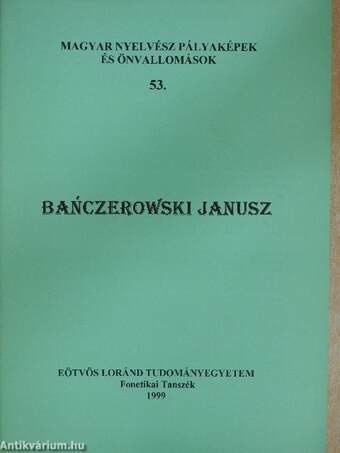 Banczerowski Janusz