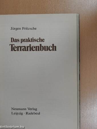 Das praktische Terrarienbuch