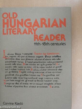 Old Hungarian Literary Reader