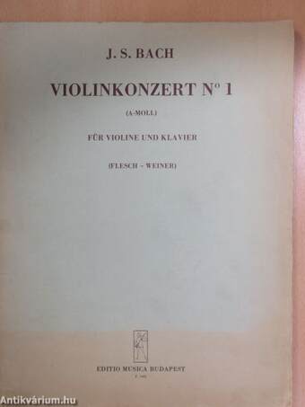 Violinkonzert No. 1. (A-moll)