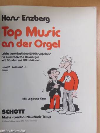 Top Music an der Orgel - Band 1 Lektion 1-8