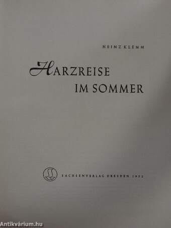 Harzreise im Sommer