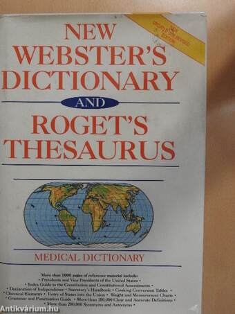 New Webster's Dictionary and Roget's Thesaurus