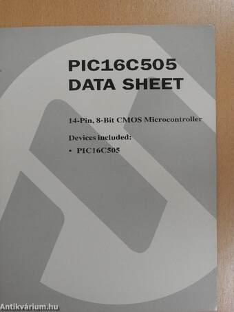 Microchip PIC16C505 Data Sheet